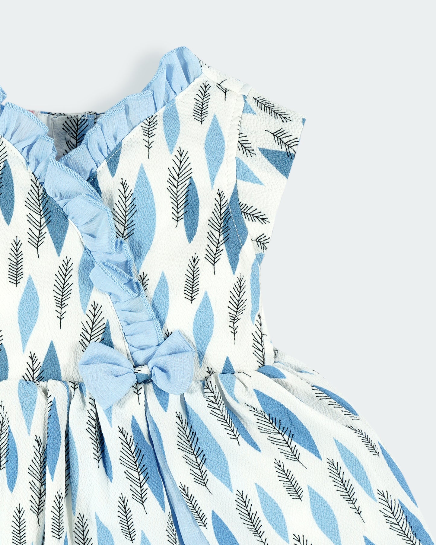 Best kidswear brand in india. Printed fit and flare casual frock (Cap sleeve)