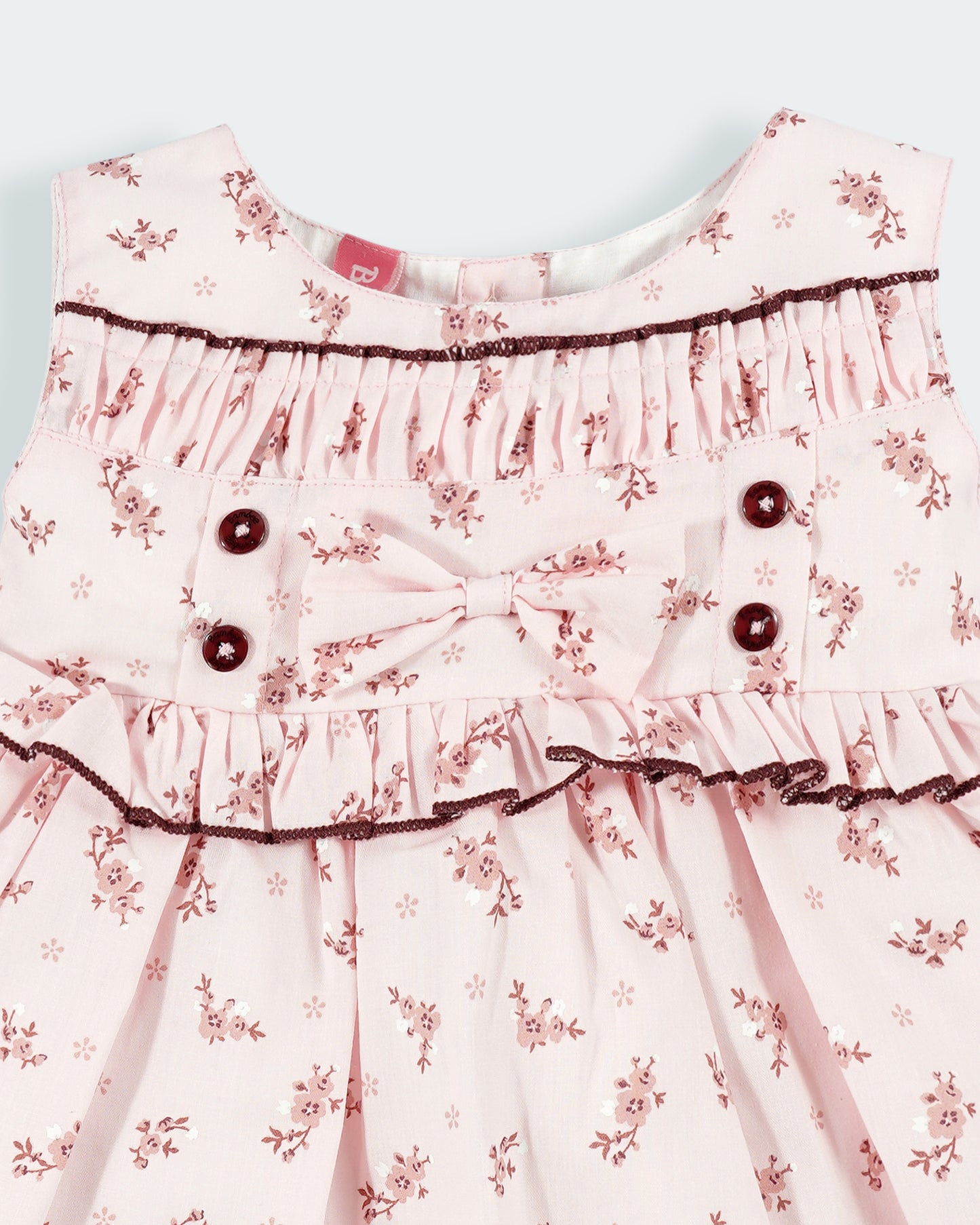 Best kidswear brand in india. Printed fit and flare casual frock (sleeveless)