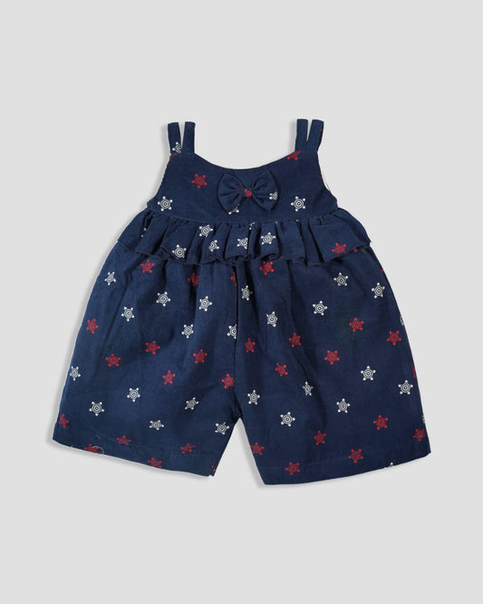 Kids Navy Blue Romper