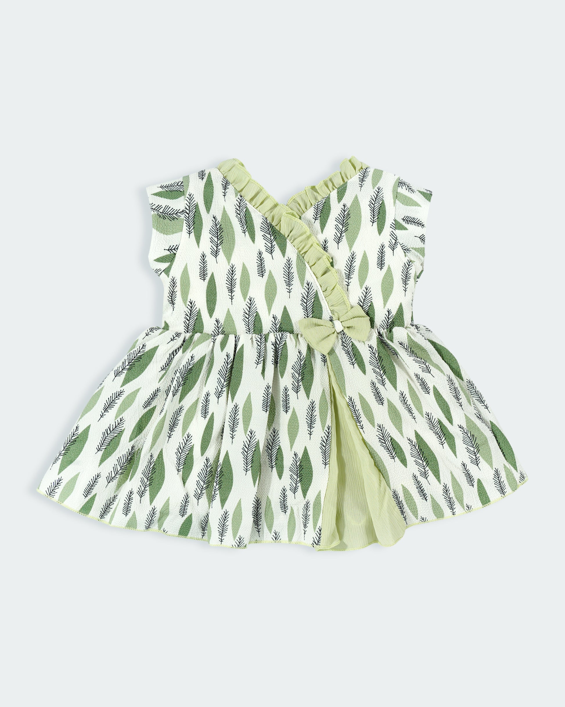 Best kidswear brand in india. Printed fit and flare casual frock (Cap sleeve) 