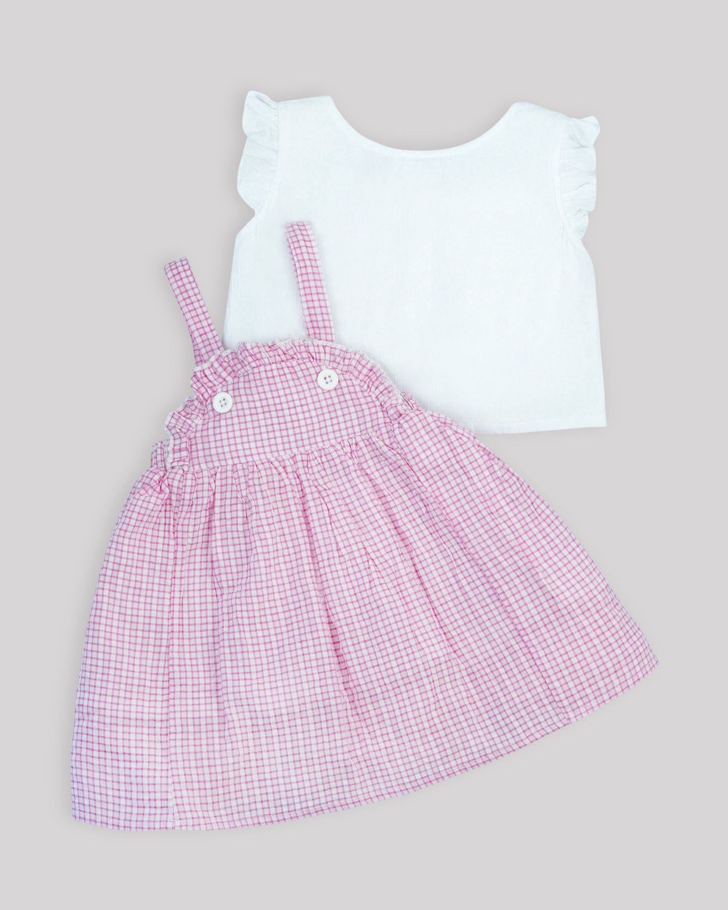 Girls pinafore dress