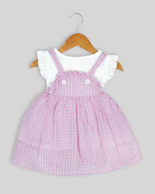 Girls pinafore dress